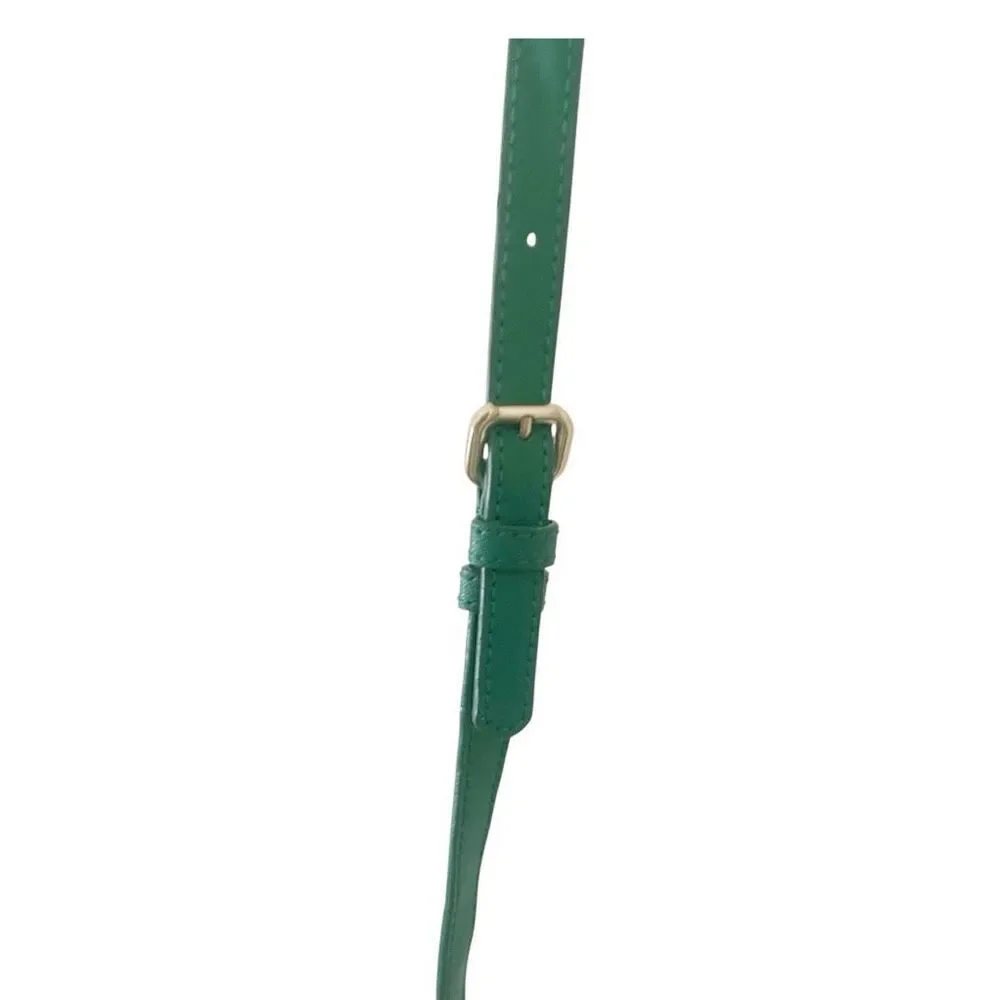 DKNY Bryant Park Green‎ Leather Crossbody Bag